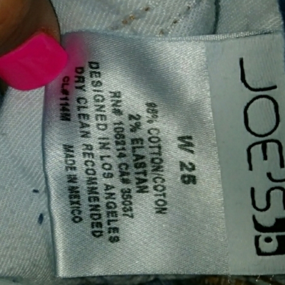 Joe's Jean Size 25 Socialite Kicker Skinny Crop - Picture 9 of 10